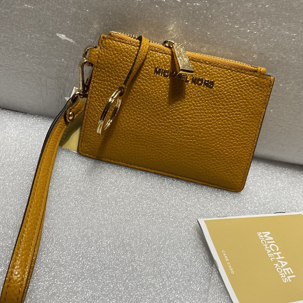 NWT 🔥 Michael kors sm coin purse leather - Picture 4 of 12